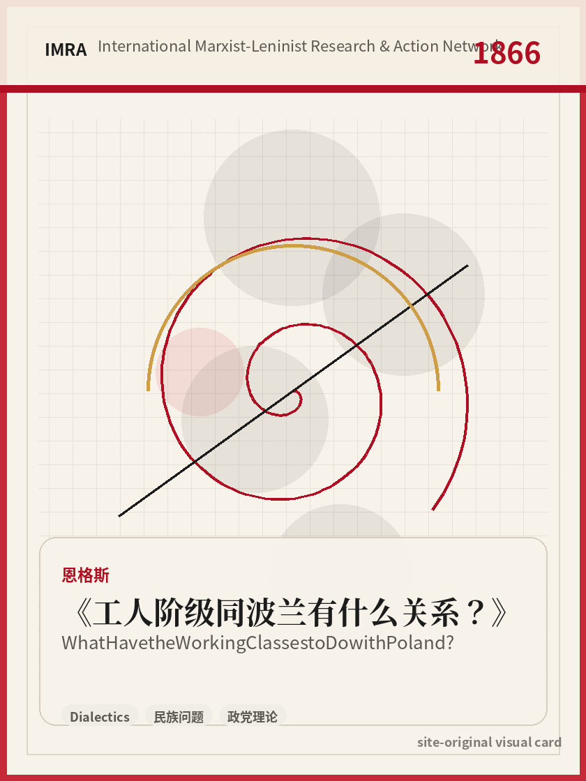 工人阶级同波兰有什么关系？ 站内资料视觉卡，包含作者、年份和主题意象。 / What Have the Working Classes to Do with Poland? site-generated reference visual card with author, year, and thematic imagery.
