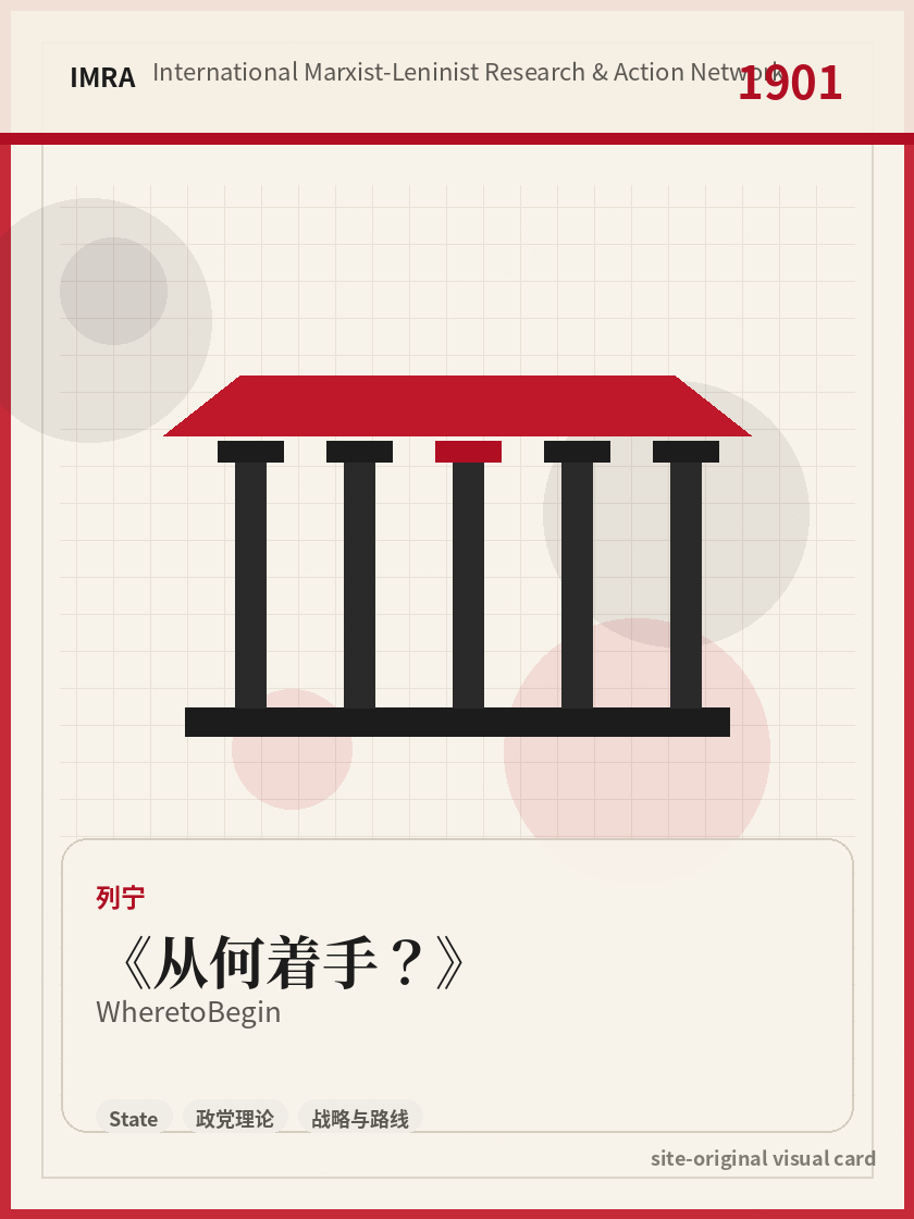从何着手？ 站内资料视觉卡，包含作者、年份和主题意象。 / Where to Begin site-generated reference visual card with author, year, and thematic imagery.