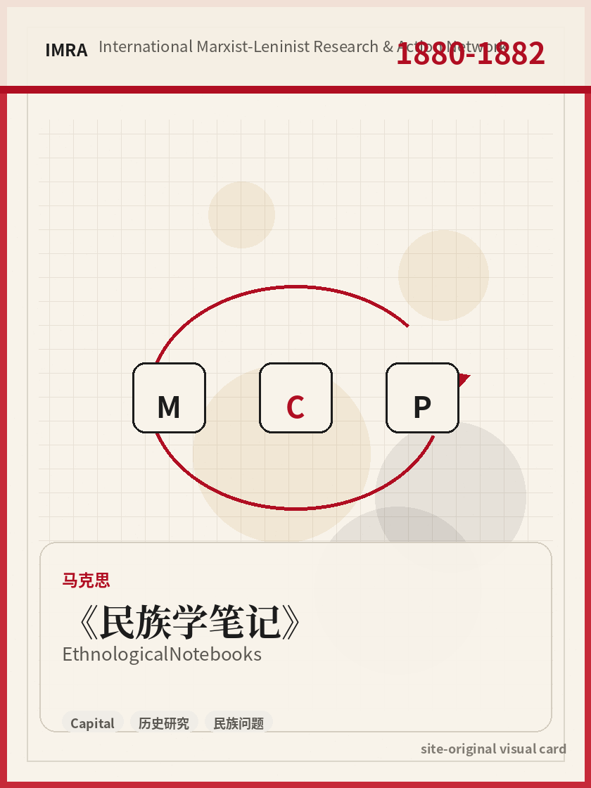 民族学笔记 站内资料视觉卡，包含作者、年份和主题意象。 / Ethnological Notebooks site-generated reference visual card with author, year, and thematic imagery.